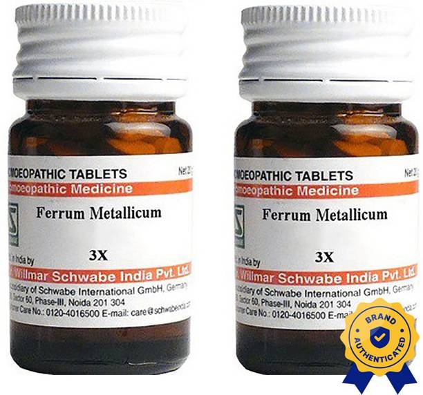 Dr.Willmar Schwabe India Ferrum Metallicum 3X Tablets