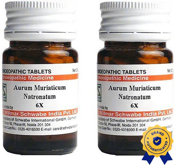 Dr.Willmar Schwabe India Aurum Muriaticum Natronatum 6X Tablets