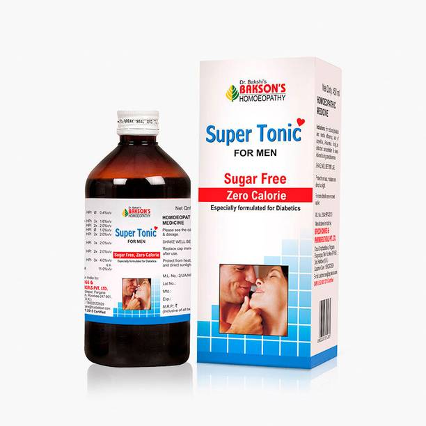 Bakson's Homoeopathy SUPER TONIC (SUGAR FREE) Syrup