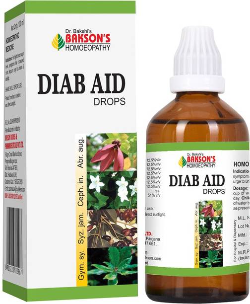 Bakson's Homoeopathy Diab Aid , Drops