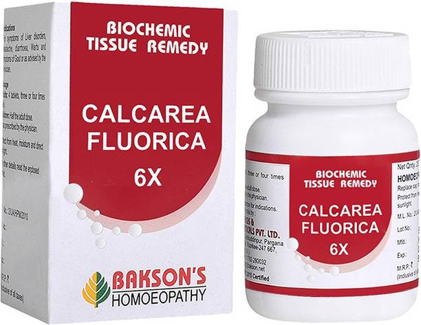 Bakson's Homoeopathy Calcarea Fluorica 6X Tablets