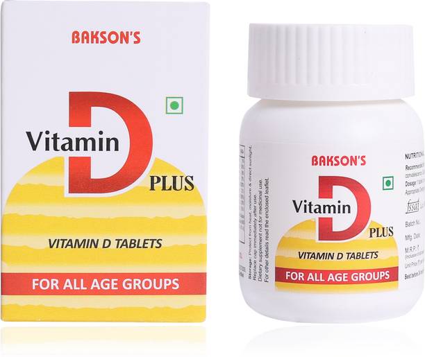 Bakson Vitamin D Plus Nutritional Supplement Tablets