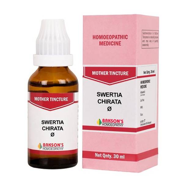 Bakson's Homoeopathy Swertia Chirata Q Mother Tincture