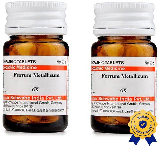 Dr.Willmar Schwabe India Ferrum Metallicum 6X Tablets