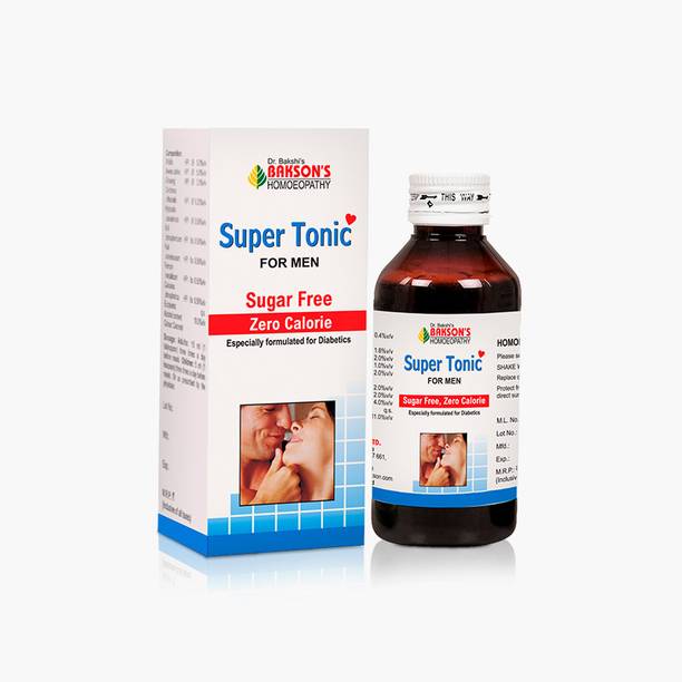 Bakson's Homoeopathy SUPER TONIC for men (SUGAR FREE) Syrup