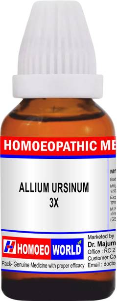 DR. MAJUMDER HOMOEO WORLD Allium Ursinum 3X 3X Dilution