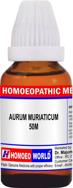 DR. MAJUMDER HOMOEO WORLD AURUM MURIATICUM 50M Dilution
