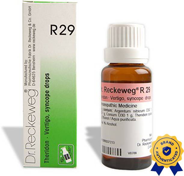 Dr. Reckeweg R29-Vertigo, Syncope Drops