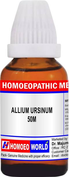 DR. MAJUMDER HOMOEO WORLD Allium Ursinum 50M 50M Dilution