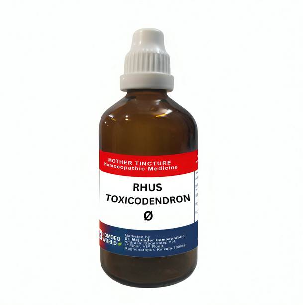 DR. MAJUMDER HOMOEO WORLD Rhus Toxicodendron Q Q Mother Tincture