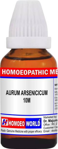 DR. MAJUMDER HOMOEO WORLD AURUM ARSENICICUM 10M Dilution