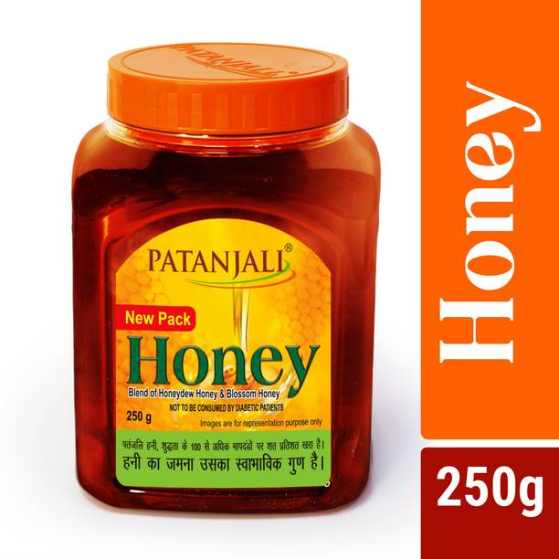 PATANJALI Pure Honey, No Sugar Added, Unprocessed and Organic Honey, Shahed