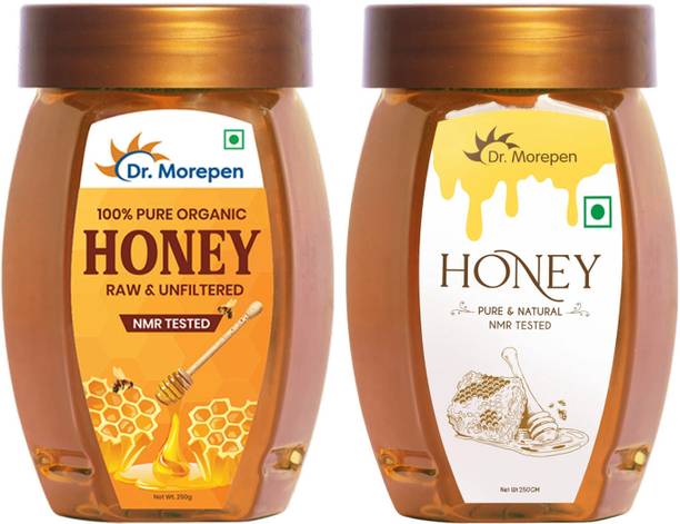 Dr. Morepen 100% Natural Pure Honey & Multi Flora Honey- 500g