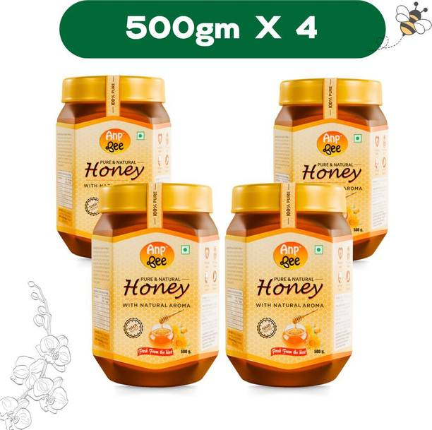 ANP BEE ,Raw Unpasteurized 100% Pure Natural Honey 500g Pack I NMR Tested Honey