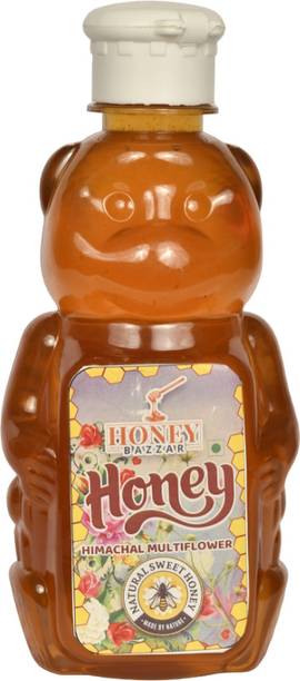 honeybazzar Himachal MultiFlower Honey - 100% Pure Organic, Unprocessed Natural Shahad-500g
