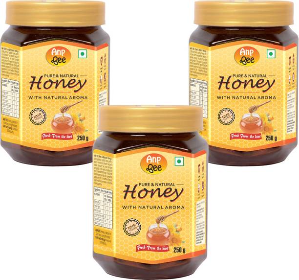 ANP BEE Raw Unpasteurized Pure Natural Honey I NMR Tested I Unfiltered Honey I 250 Gram