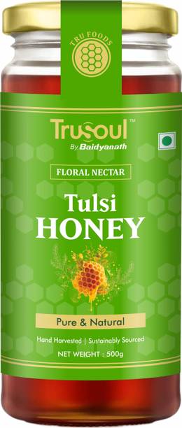 Trusoul Tulsi Honey 500g | Wild Forest Sourced | Natural Taste & Aroma, No Preservatives