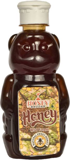 honeybazzar Wild Forest Honey - 100% Pure, Organic, Unprocessed Natural Shahad - 500g