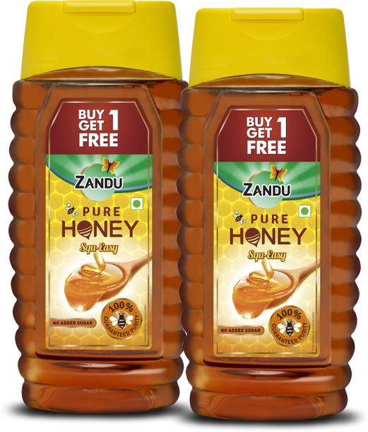 ZANDU Pure Honey Squ-Easy | No Added Sugar