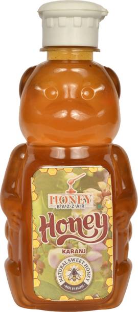 honeybazzar Karanj Honey - 100% Pure, Organic, Unprocessed Natural Shahad - 500g