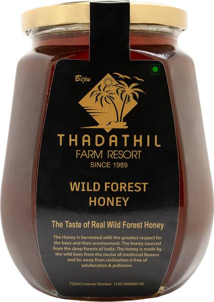 THADATHIL Wild Forest Honey | Organic Certified | Pure Raw Unprocessed | No Added Sugar