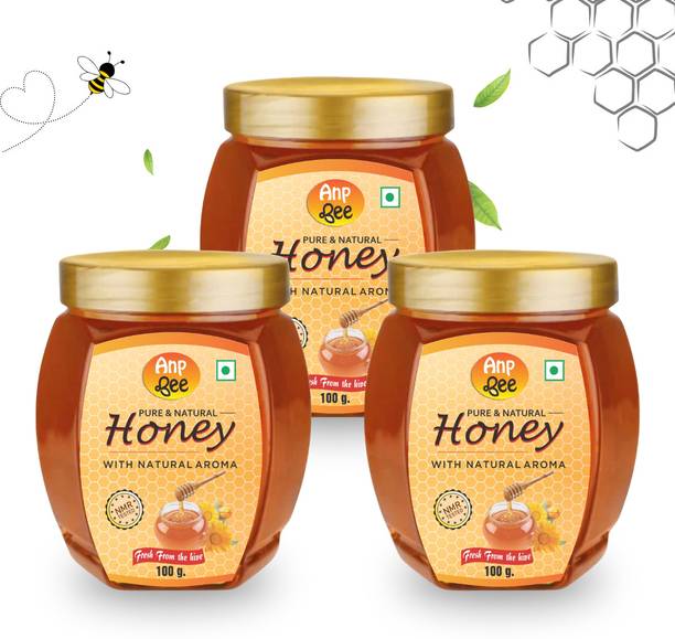 ANP BEE Raw Natural Honey, NMR Tested Pure Premium Original Forest Madhu/Shahad