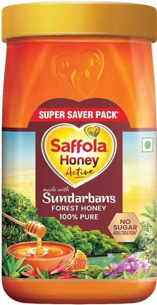 Saffola Honey Active, Made with Sundarban Forest, 100% Pure
