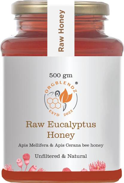 ORGBLENDZ Raw Organic Forest Eucalyptus Honey, Unprocessed,Non Pasteurized,Original