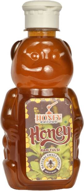 honeybazzar Tulsi Honey - 100% Pure, Organic, Unprocessed Natural Shahad - 500g