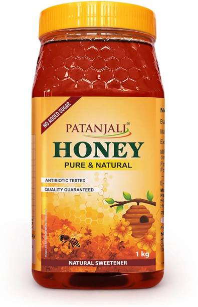पतंजलि Honey, No Sugar Added, Unprocessed and Organic Honey