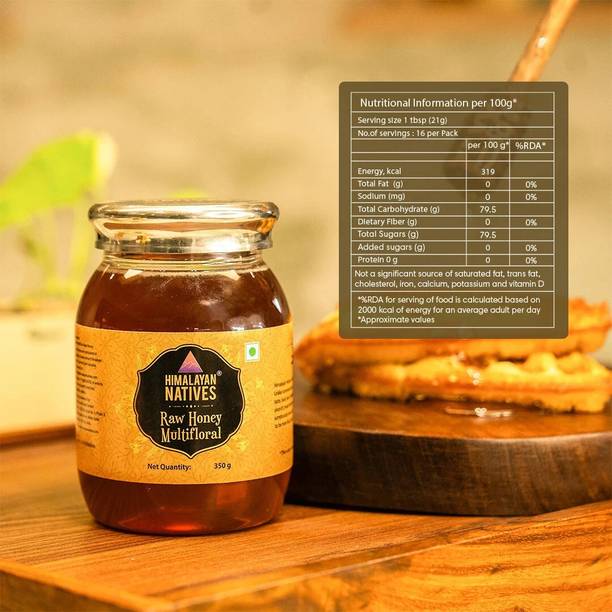 Himalayan Natives 100% Natural & Pure Multifloral Raw Honey