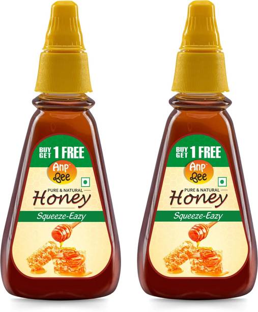 ANP BEE 100% Pure Natural Honey Squeezy Pack I Spill Proof, Portion Control, Combo Pack