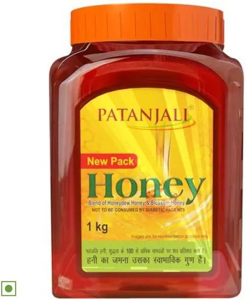 पतंजलि Honey(Shahed), No Sugar Added, Unprocessed and Organic Honey,