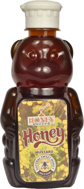honeybazzar Mustard Honey - 100% Pure, Organic, Unprocessed Natural Shahad - 500g