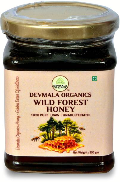 DEVMALA ORGANICS Wild Forest Honey | 100% Pure & Natural Honey | Raw Honey | No Added Sugar