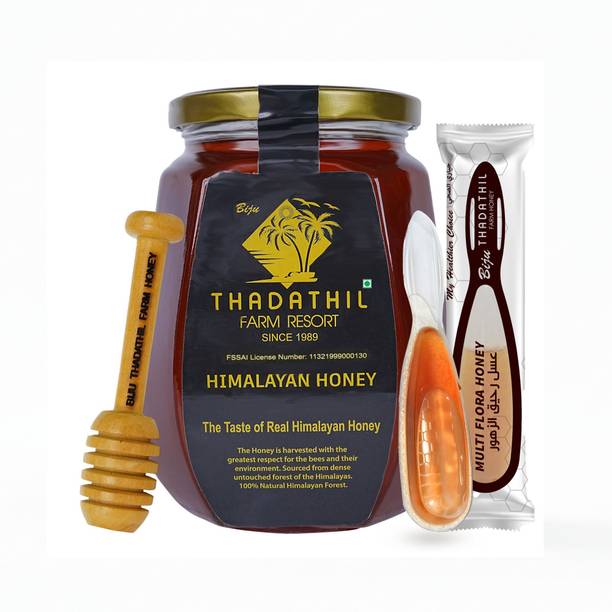 THADATHIL Himalayan Raw Honey | 100% Natural, Pure & Unprocessed | Wild Forest Madhu