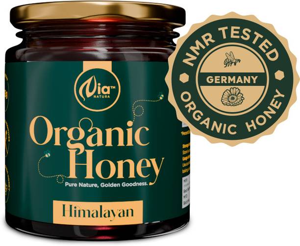 Nia Natura 100% Pure Organic Honey 250g | Unprocessed, Raw, Without Sugar | Himalayan