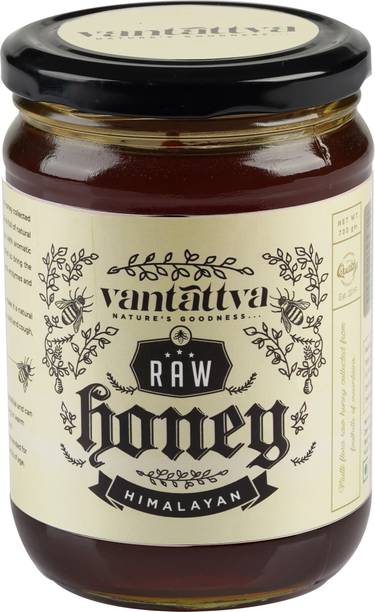 Vantattva Himalayan Forest Organic Wild Raw Unprocessed Honey Unpasteurized Pure natural honey for weight loss