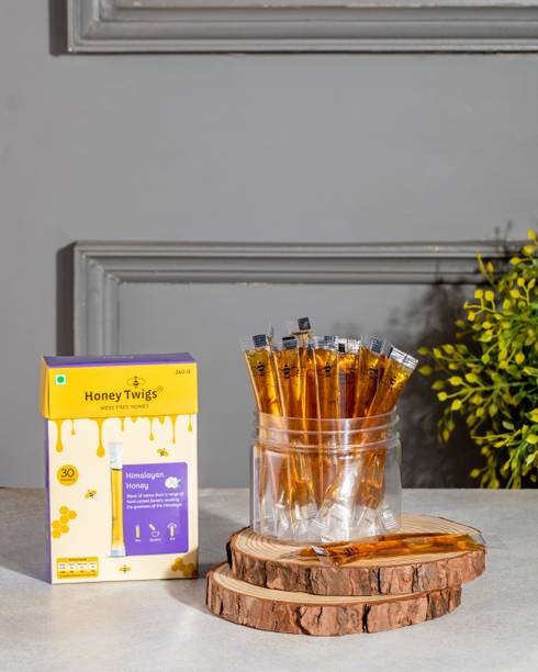 HONEY TWIGS Himalayan Multiflora Honey | 100% Natural and Pure (30 Sachets)