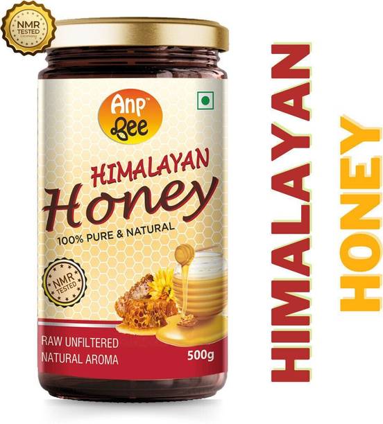 ANP BEE Raw Unpasteurized Pure Himalayan Multiflora Honey 500g | NMR Tested Pure Honey