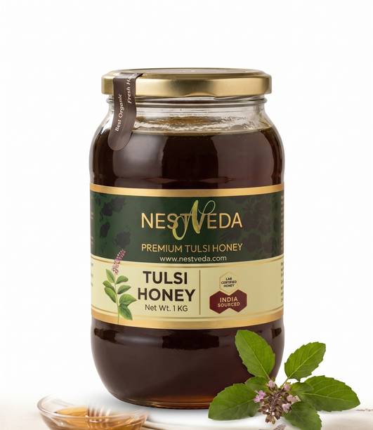 nestveda Pure Tulsi Raw Honey