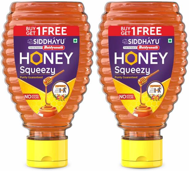 Baidyanath Honey Squeezy 450g (225gx2) Pure Honey Natural Immunity Booster | No Added Sugar
