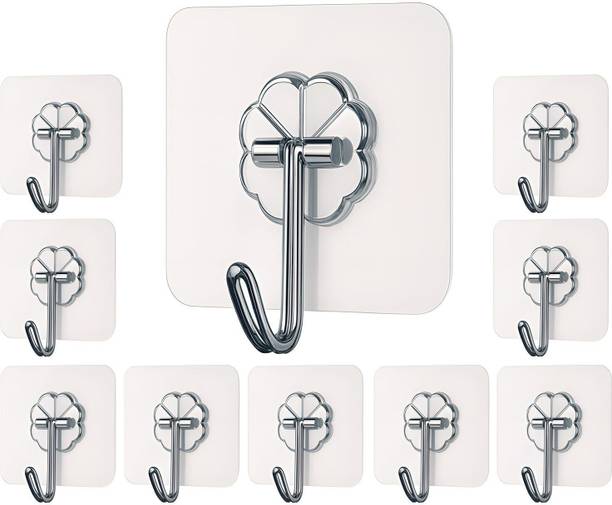 HAUKI Strong Waterproof Adhesive Wall Door Sticky Hanger Holder for Kitchen Hook