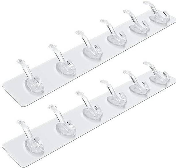 PAVITYAKSH Hook Rail with 6 Hooks Hook Rail 6