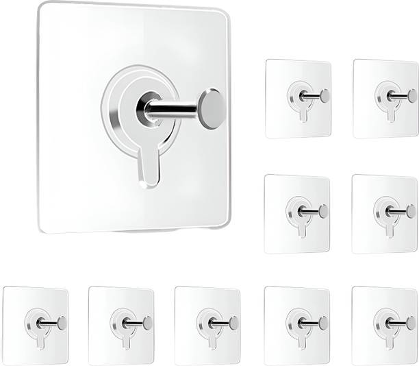 DALUCI Strong Adhesive Photo Frame Wall Hooks Sticky Hanger Holder for Home Hook 10