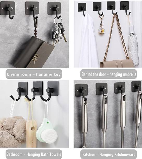 QXORE Matte Shower Rod Hook