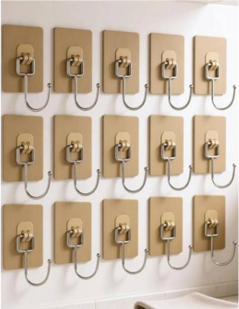 KAYADHU Strong Sticky Wall Hangers – Easy Mount Hooks for Kitchen & Bathroom Use