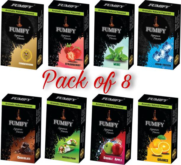 FUMIFY Juicy Clouds, Puff, Taste, Repeat – The Best Hookah Flavors Online DOUBLE APPLE, ORANGE, CHOCOLATE, STRAWBERRY, COMMISSIONER, MAGHAI PAAN, BRAIN FREEZER, MINT Hookah Flavor