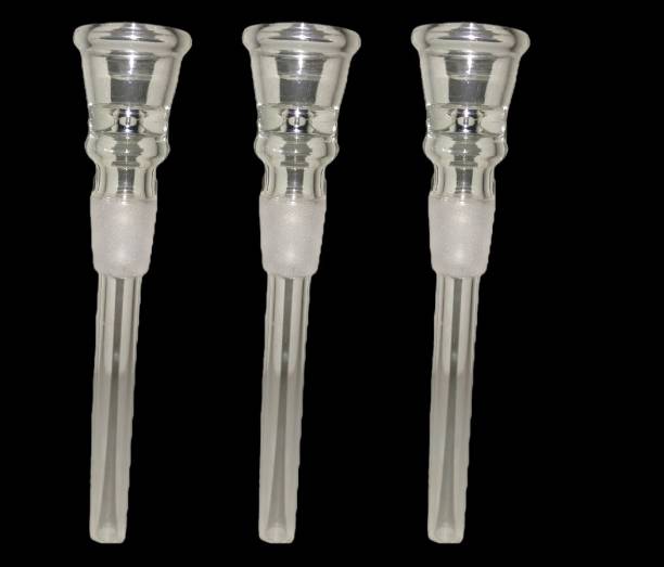 All Of All 5 Inches transparent shooter pipe Borosilicate Glass Outside Fitting Hookah Mouth Tip