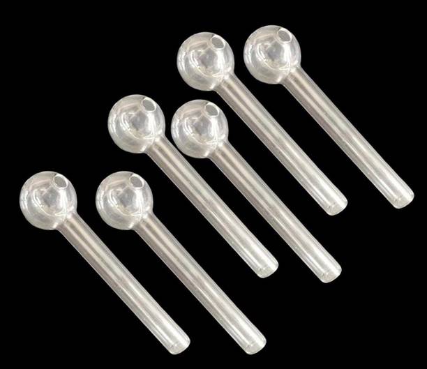 Roarer glass 4''oil burner pipe Borosilicate Glass Outside Fitting Hookah Mouth Tip